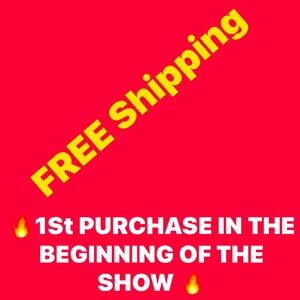 COPY - Free shipping > only ☝️ one available for the first order of the show !